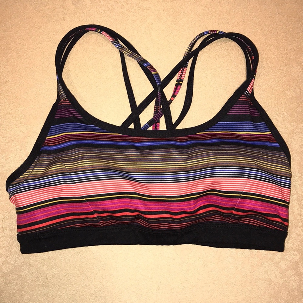 Athleta multicolor sports bra